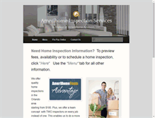 Tablet Screenshot of amerihomeinspections.com